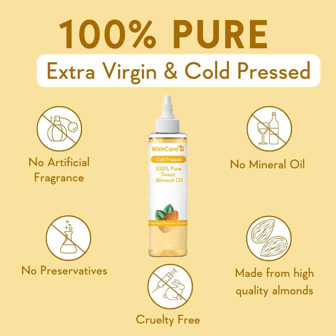 Cold Pressed Sweet Almond Oil - 200ml - Image 3