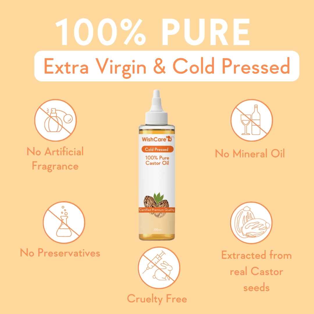 Cold Pressed Castor Oil - 200ml - Image 3