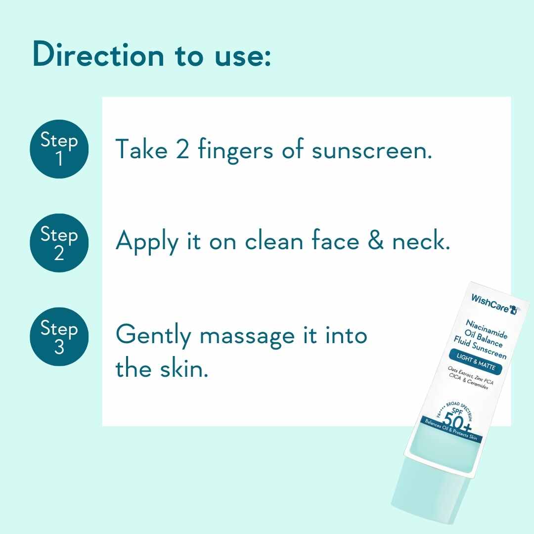 Niacinamide Oil Balance Fluid Sunscreen | SPF50 PA++++ - Image 8