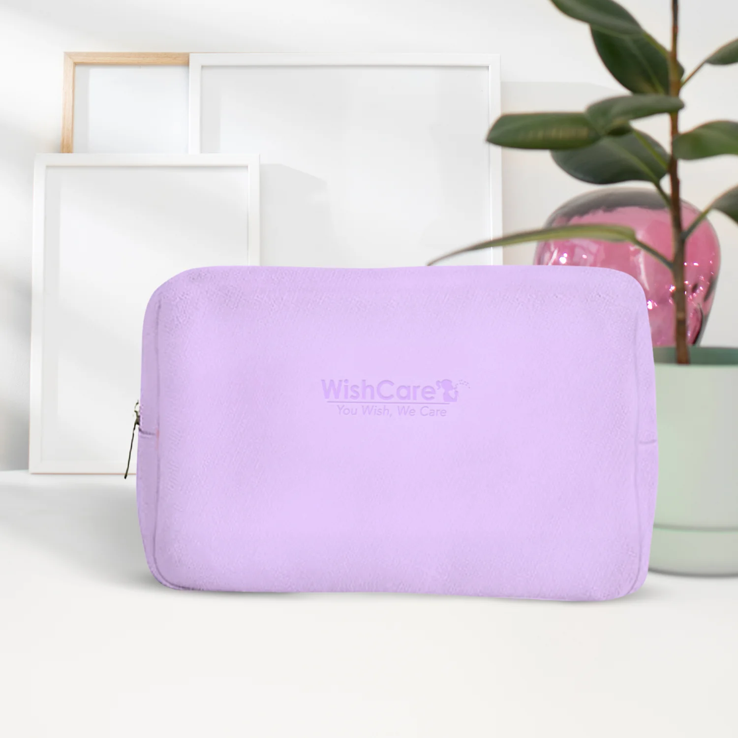 WishCare Eco-Friendly Travel Pouch - Made From Vegan Leather - Image 2