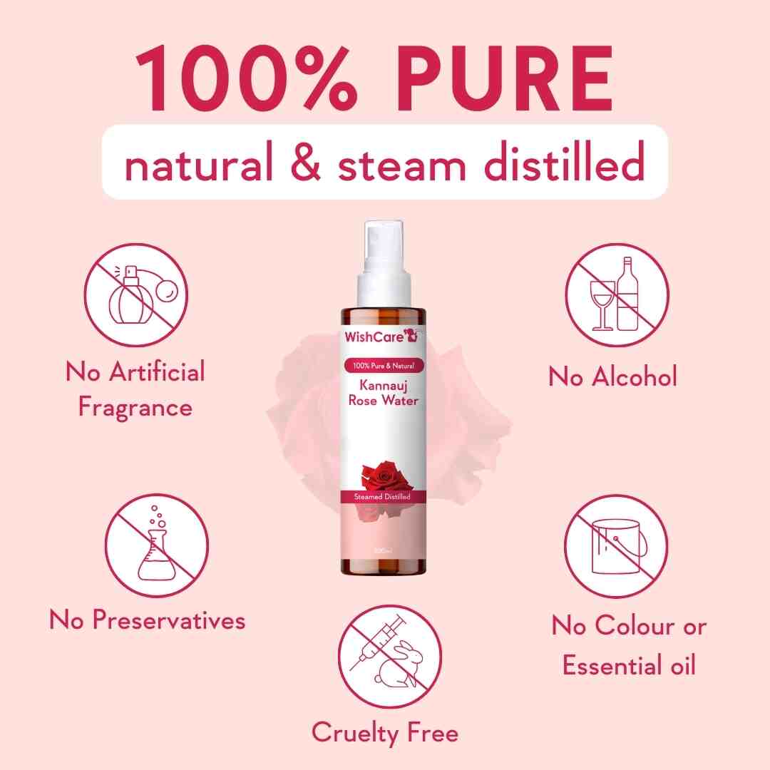Pure & Natural Kannauj Rose Water - 200 ml - Image 3
